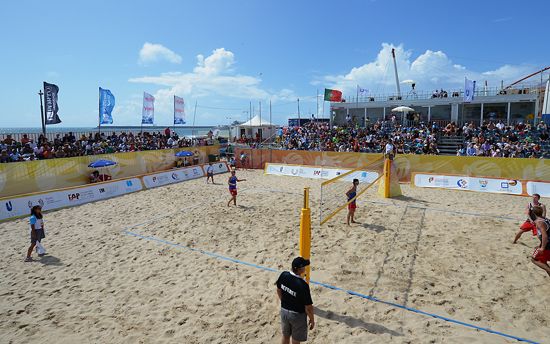 Matches at the EUC Beach Volleyball 2013