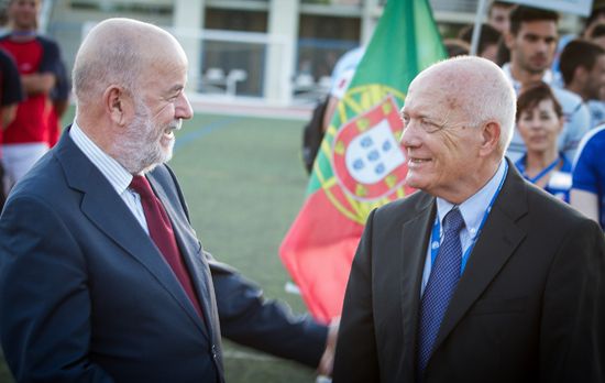 Rector of the University of Almeria Mr Molina and EUSA Representative Mr Rosenzweig Rector of the University of Almeria Mr Molina and EUSA Representative Mr Rosenzweig