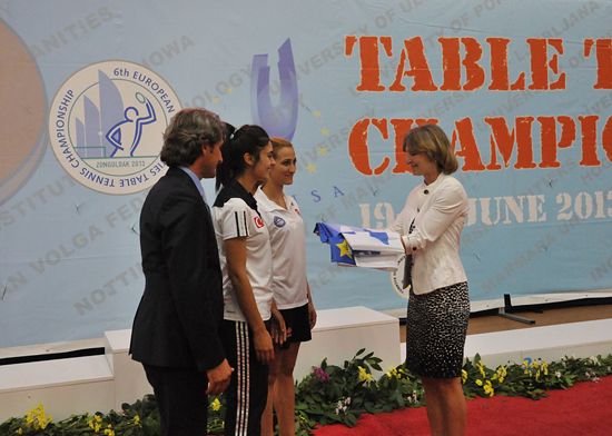 EUSA flag passing EUSA flag passing