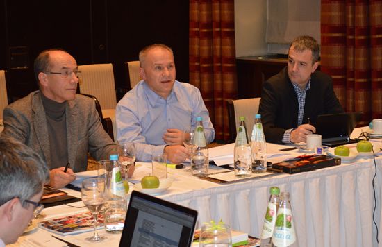 EUSA President Mr Roczek, with Vice-President Mr Eder and Secretary General Mr Pecovnik EUSA President Mr Roczek, with Vice-President Mr Eder and Secretary General Mr Pecovnik