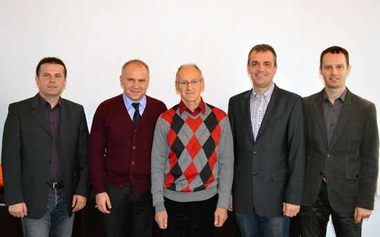 EUSA President and staff with Mr Cerar EUSA President and staff with Mr Cerar