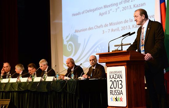 Opening address by FISU President Mr Gallien Opening address by FISU President Mr Gallien