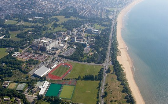 Swansea Bay and the University Campus Swansea Bay and the University Campus