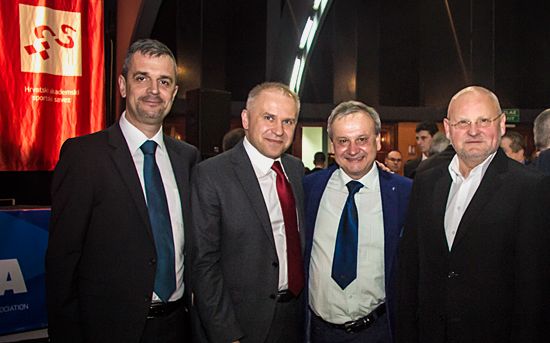 EUSA Secretary General and President with Croatian Paralympic and Olympic Committee Presidents EUSA Secretary General and President with Croatian Paralympic and Olympic Committee Presidents