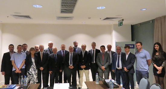 EUSA Executive Committee and guests, with the Minister Kipiani EUSA Executive Committee and guests, with the Minister Kipiani