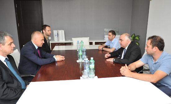 Meeting with the Minister Kipiani Meeting with the Minister Kipiani