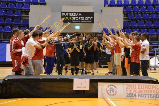 Futsal men's awarding ceremony and greeting the champions Futsal men's awarding ceremony and greeting the champions