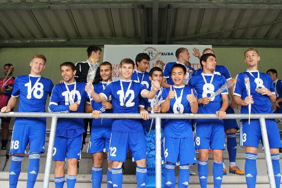 Football champs in men's category: Kuban State University