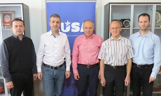 EUSA representatives with Mr Cerar from EFPM EUSA representatives with Mr Cerar from EFPM