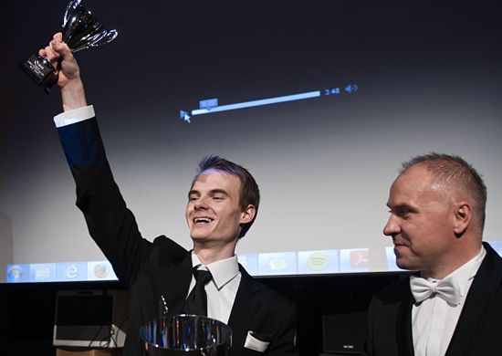 Student award: Mr Sami Niemi, presented by EUSA President Student award: Mr Sami Niemi, presented by EUSA President