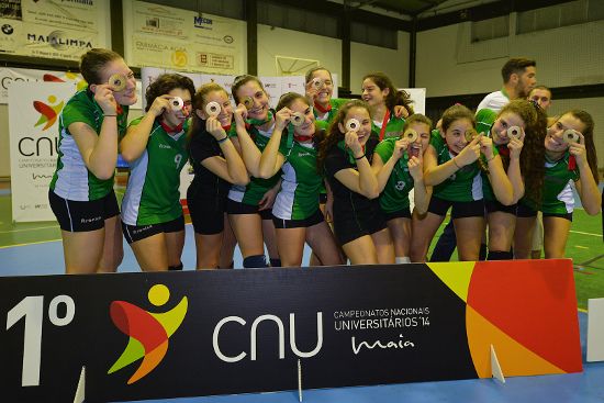 Best women's volleyball team: University of porto Best women's volleyball team: University of porto
