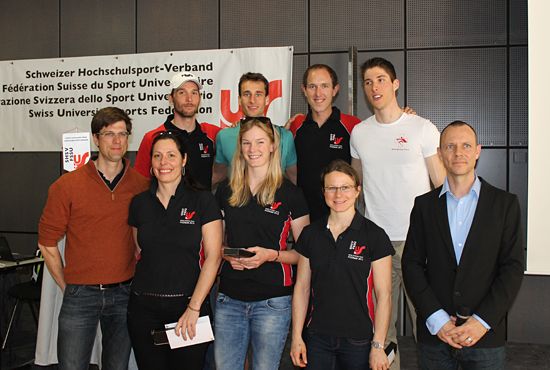 EUC 2013 medal winners in rowing and EUSA responsible in SUSF, Daniel Studer EUC 2013 medal winners in rowing and EUSA responsible in SUSF, Daniel Studer