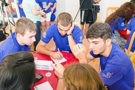 Volunteers training in Armenia