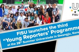 Reminder: FISU Young Reporters Programme 2015