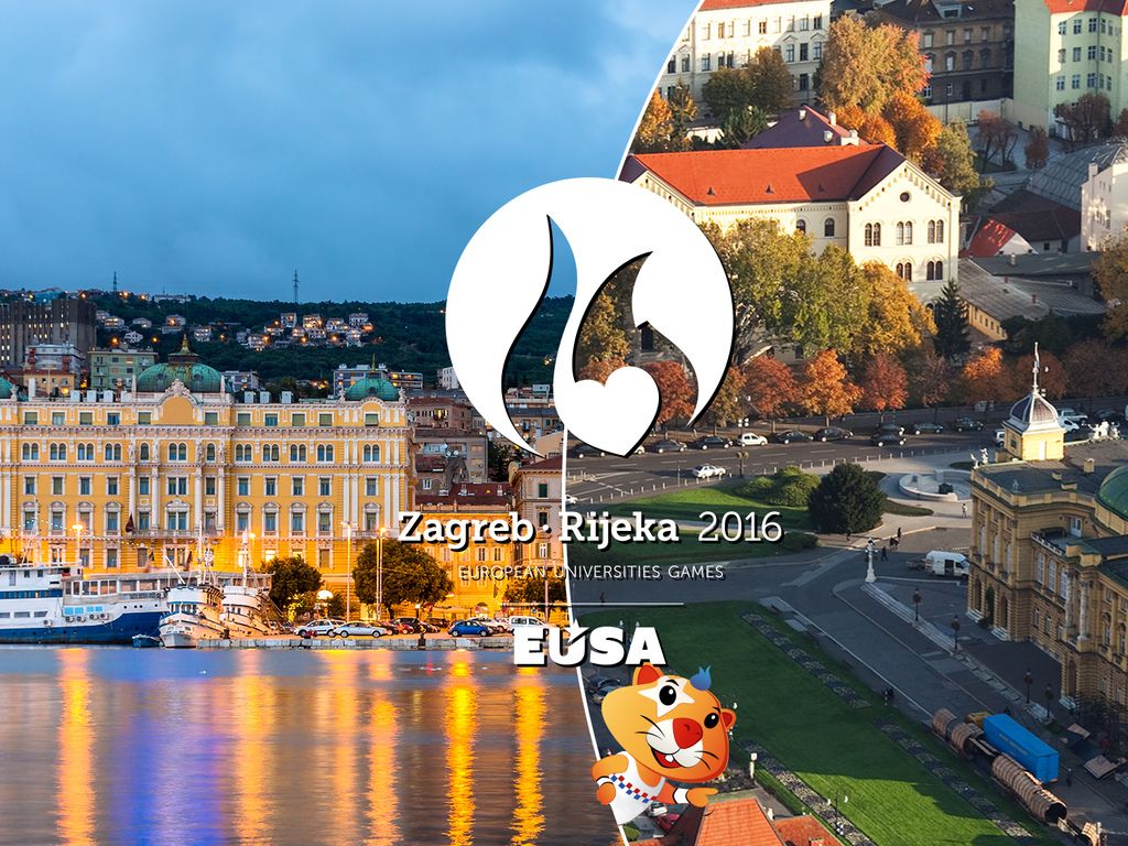 Zagreb and Rijeka - host cities of the European Universities Games 2016