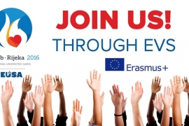 EVS opportunities at the European Universities Games Zagreb-Rijeka 2016