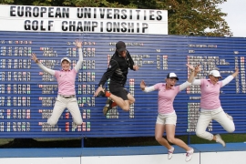 Great interest for Golf as university sport event