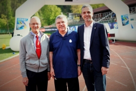 IOC President Mr Bach visit to Slovenia