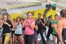 FISU celebrates Lausanne in Motion honouring #IDUS2016