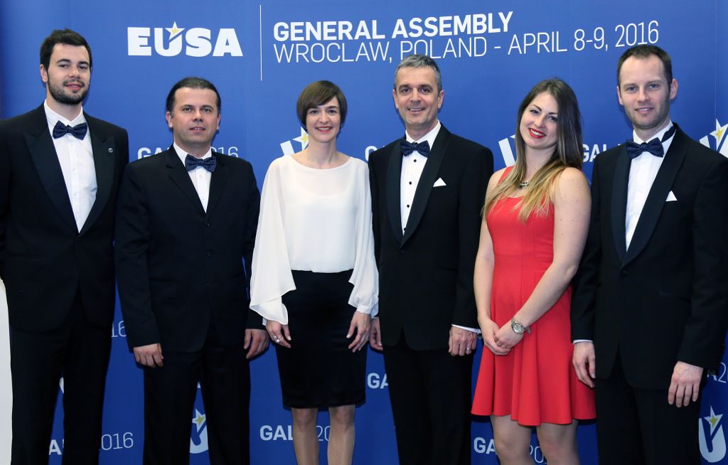 At the EUSA Gala