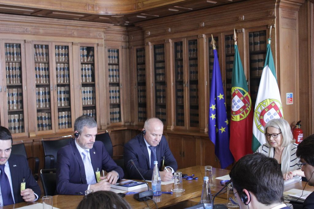 Meeting in the Parliament