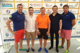EHF meets EUSA during European Beach Handball Championship