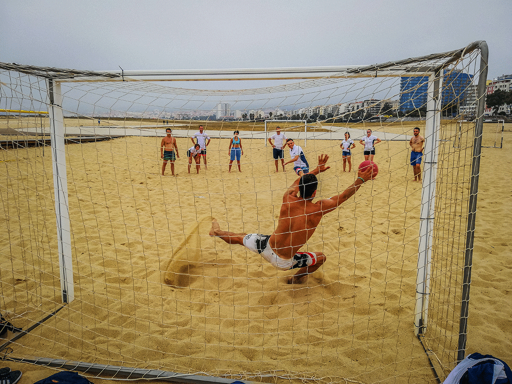 EUSA Staff BeActive Beach Soccer