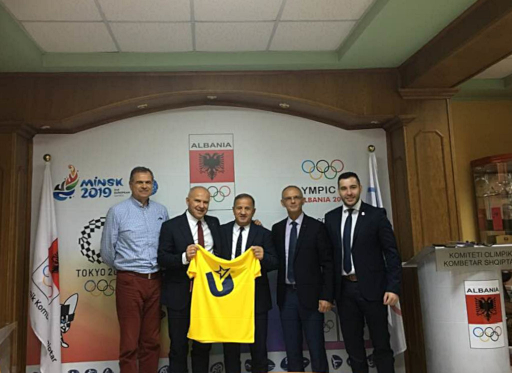 Visiting the Albanian Olympic Committee