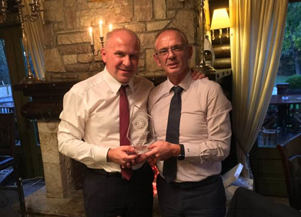 EUSA President Roczek and AUSF President Veliu