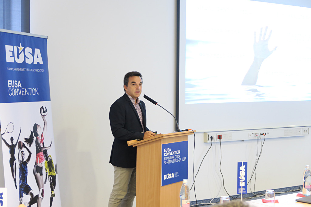 European Universities Tennis Championship Madrid 2017 presented by Mr Aitor Canibe