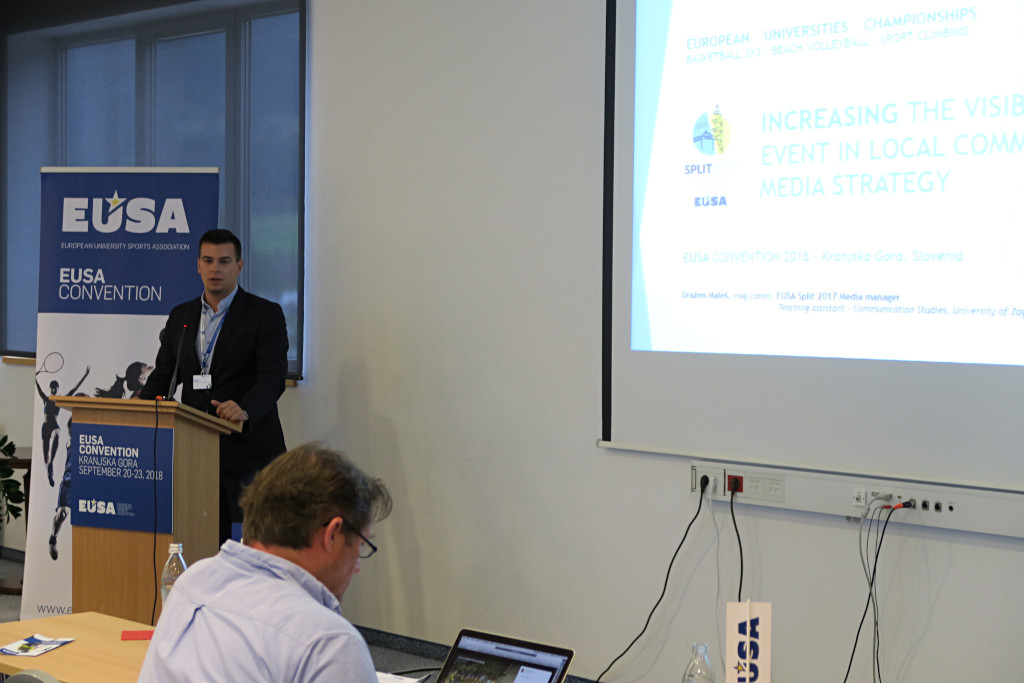 European Universities 3x3 Basketball, Beach Volleyball and Sport Climbing Championships Split 2017 presented by Mr Drazen Males