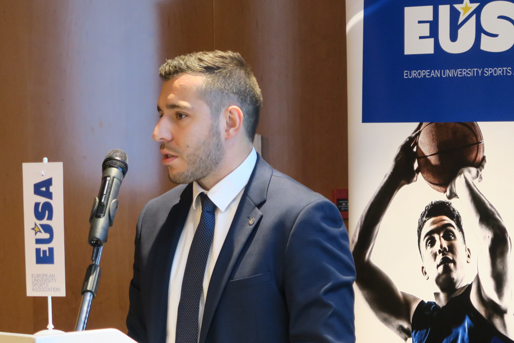 EUSA Sports Manager Mr Besim Aliti