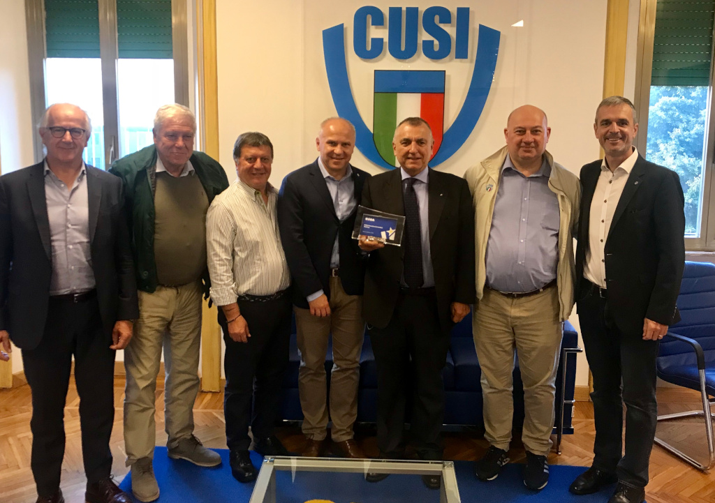 EUSA President and Secretary General visited CUSI headquarters in Rome