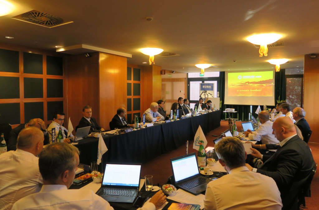 SCAC report presented by EUSA Vice-President Mr Haris Pavletic