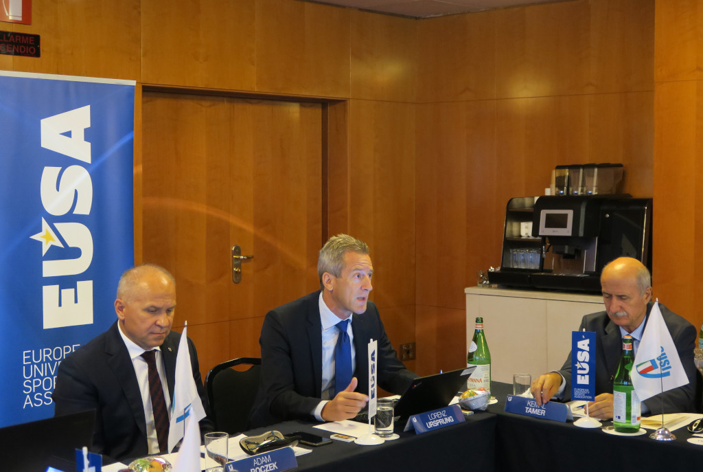 EUSA Treasurer Mr Lorenz Ursprung