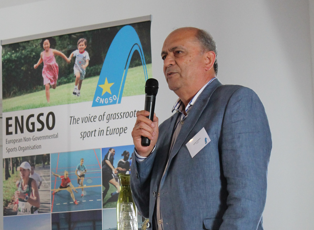 ENGSO President Mr Carlos Cardoso