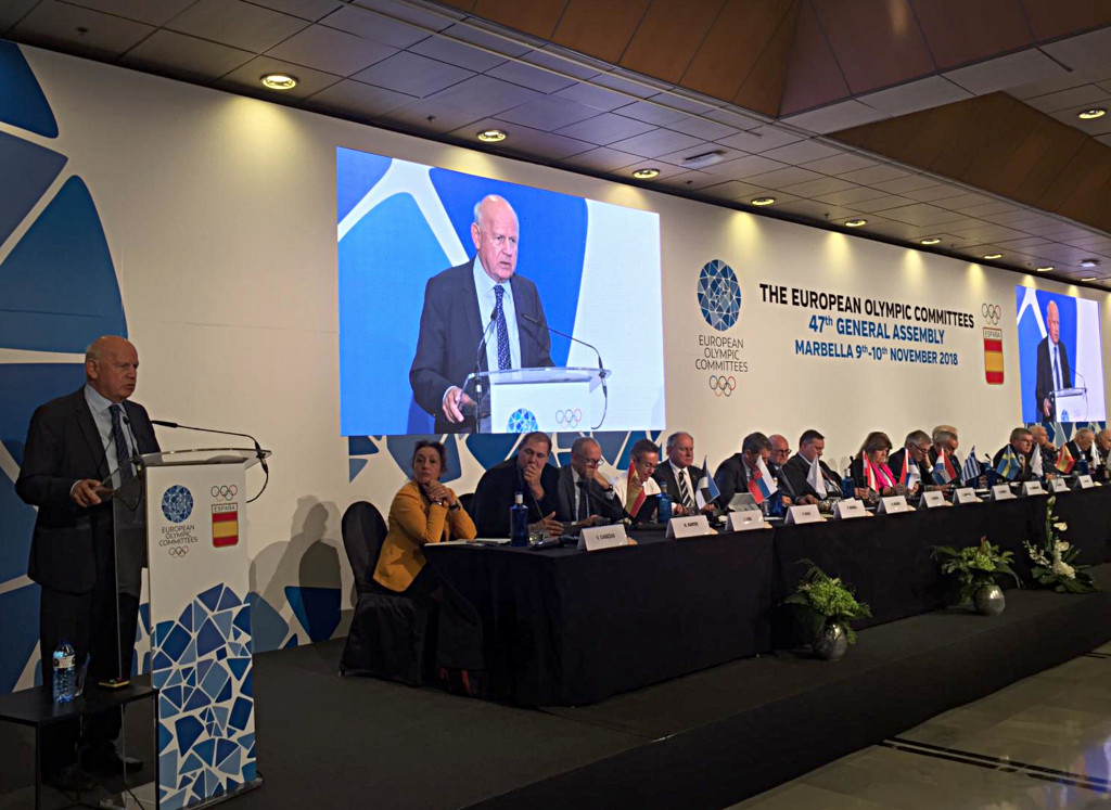 EOC President Mr Janez Kocijancic