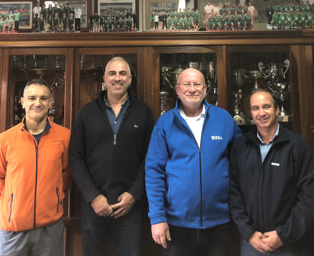 Meeting with the local basketball federation