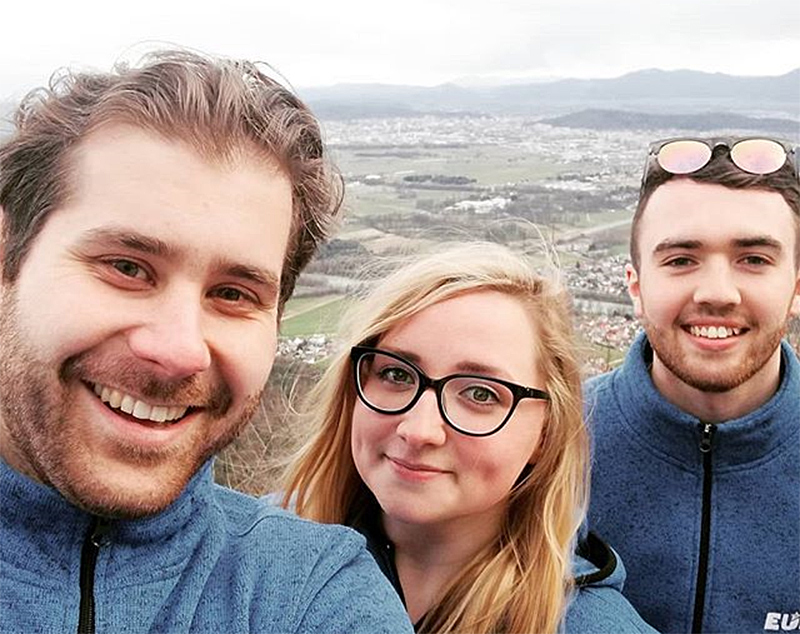 EUSA interns: Nenad, Marianna, Liam