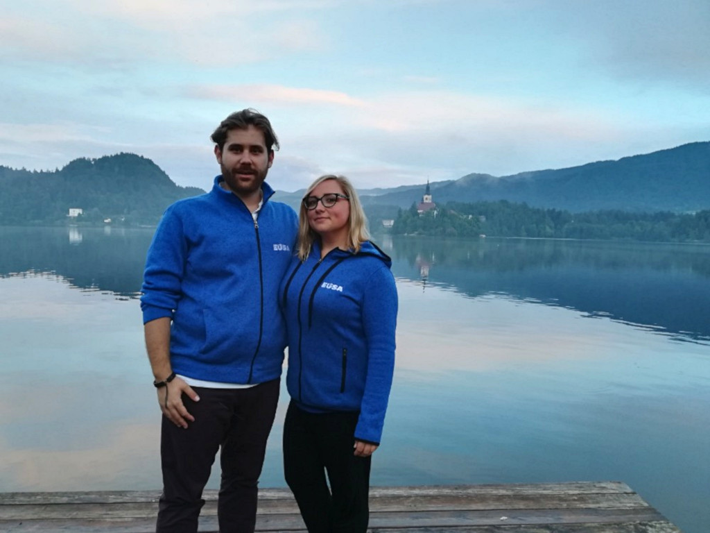 Nenad and Marianna, EUSA EVS volunteers