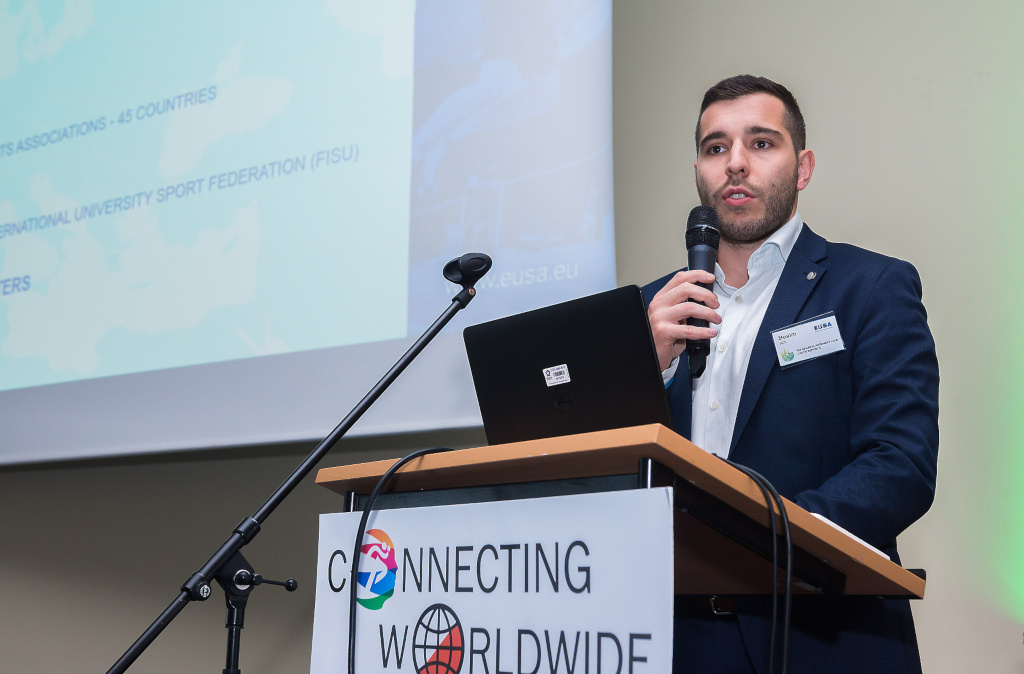 EUSA Sports Manager Mr Besim Aliti