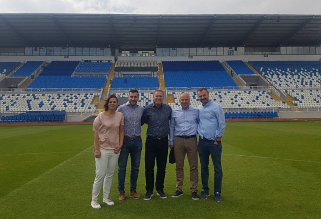 Visiting the stadium