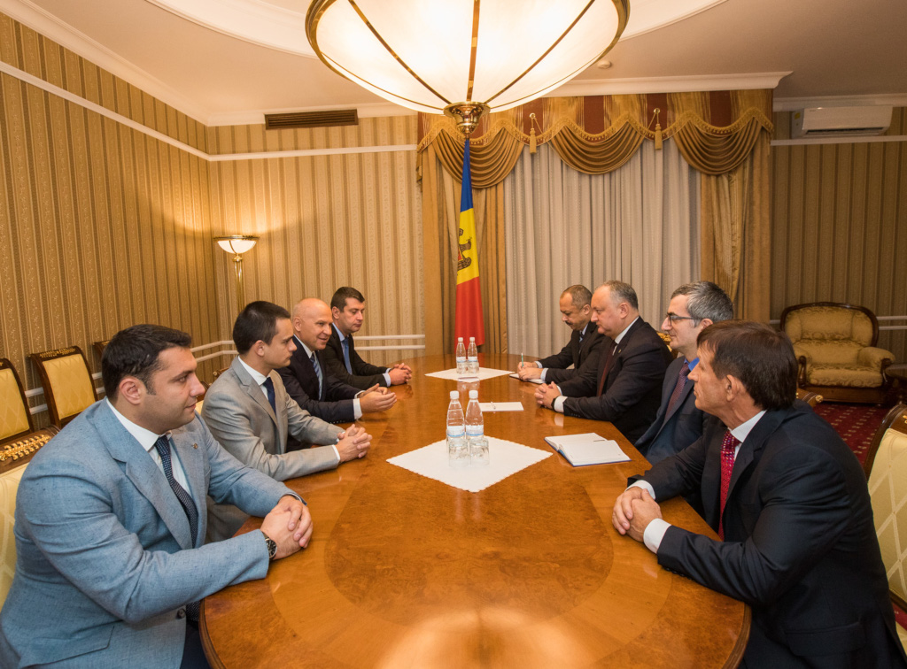 Discussion with the President of the Republic of Moldova