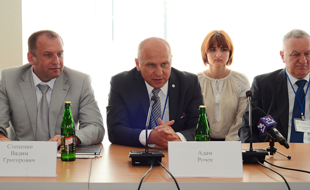 Mr Roczek and Mr Dymalski at the SSUU Congress