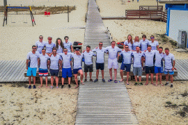 EUSA staff getting ready for the EUG2018 with a #beactive day