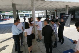 Organizers of FISU World Cup Football visited EUG 2018