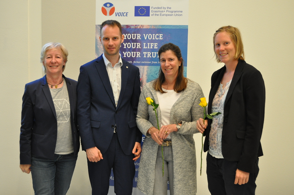 Representatives of European sports partners - EGLSF, EUSA, EPC, ENGSO Youth