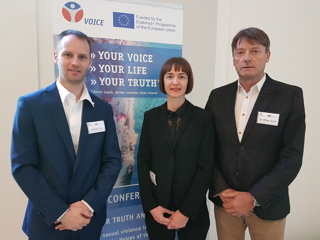 EUSA representatives: Mr Pisl, Ms Rozman, Mr Zvan