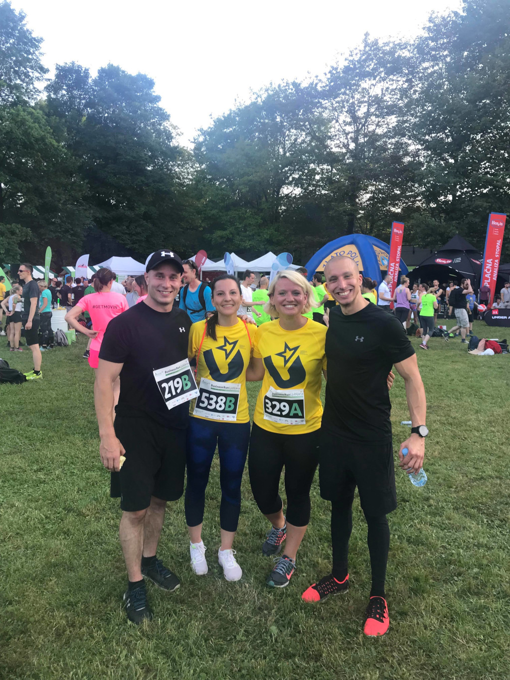 Runners at Business Run Ljubljana