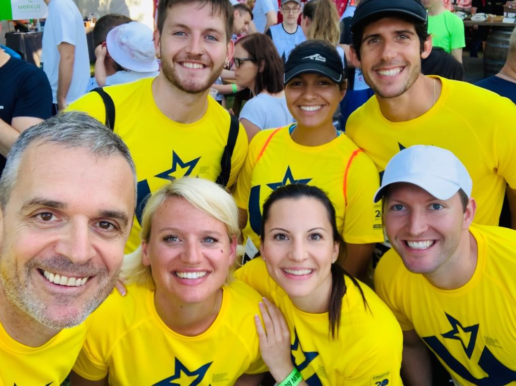 Team EUSA at Ljubljana Business Run 2019